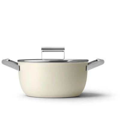Garnek 24 cm Smeg CKFC2411CRM Garnek 24 cm Smeg CKFC2411CRM