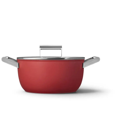 Garnek 24 cm Smeg CKFC2411RDM Garnek 24 cm Smeg CKFC2411RDM