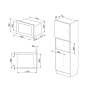 Kuchenka mikrofalowa Smeg FMI425X Kuchenka mikrofalowa Smeg FMI425X