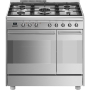 Kuchnia z płytą gazową Smeg SCB92PX8 Kuchnia z płytą gazową Smeg SCB92PX8