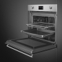 Piekarnik z funkcją mikrofali Smeg SO6302M2X