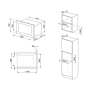 Kuchenka mikrofalowa Smeg FMI325X Kuchenka mikrofalowa Smeg FMI325X